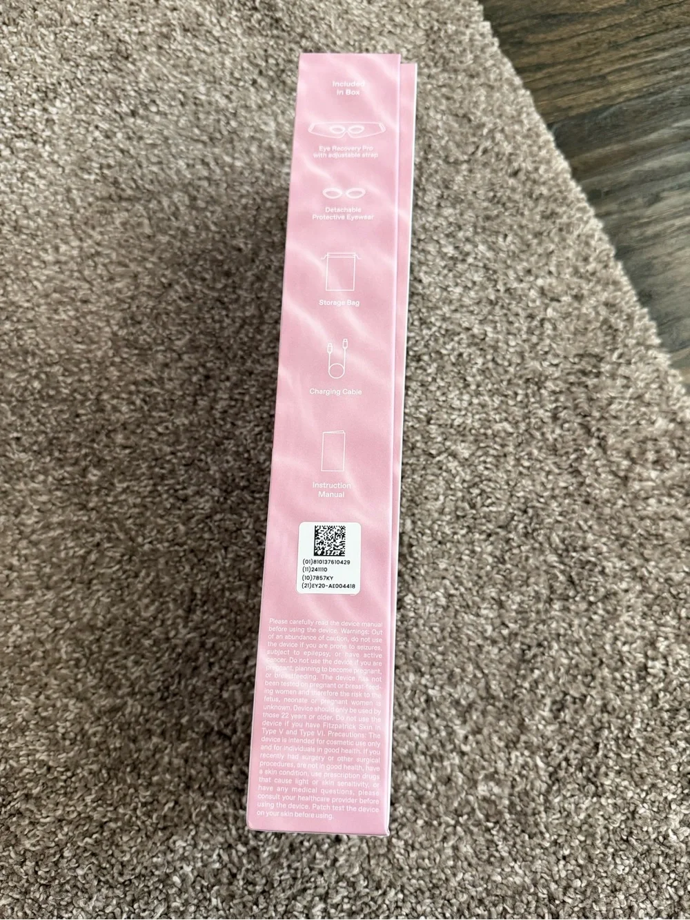 SOLAWAVE Pink red light Eye Mask - Soothing Wearable